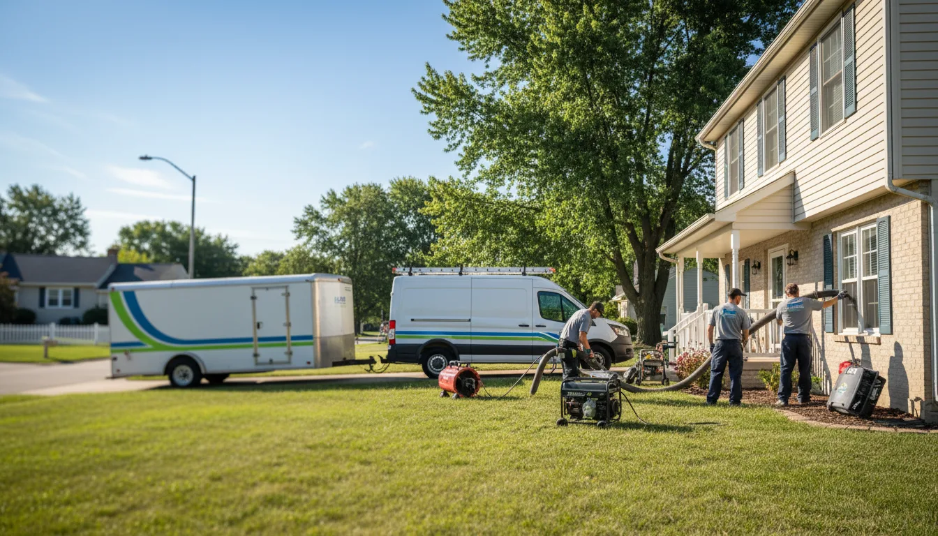 Flooded Basement Restoration And Cleanup With Repair in Mount Perry, OH near me